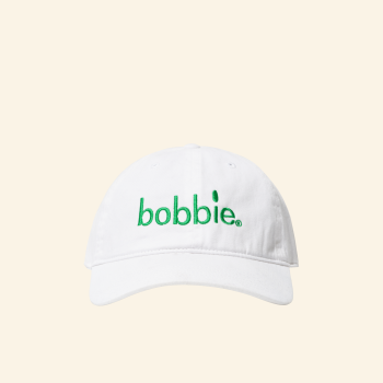 Adult Bobbie Baseball Cap, White