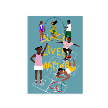 Black Lives Matter Art Print