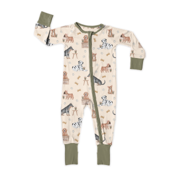Pup Cup Zip Romper