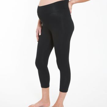 Organic Essential 3/4 Leggings Black