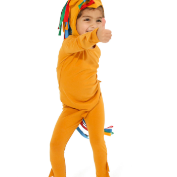 Yellow Unicorn Pajama Costume