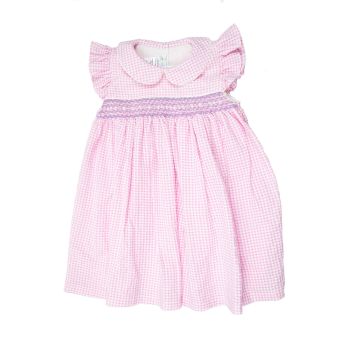 Anna Smocked Dress, Toddler Girls, Pink