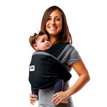 Baby K’tan Active Oasis Baby Carrier - Black/Grey