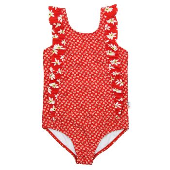 Girls Ruffle One-Piece Swimsuit | "Too Sweet" Daisy