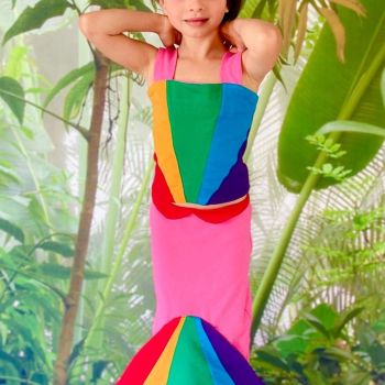 Rainbow Mermaid Costume