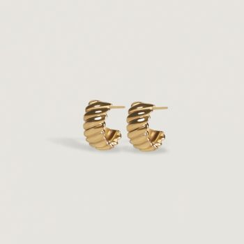 Claudine Twist Hoop Earrings