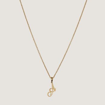 Love Letter Charm Necklace - Rolo Chain