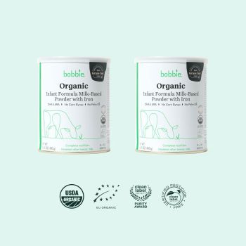 Bobbie Organic Infant Formula Starter Bundle – 2 Cans