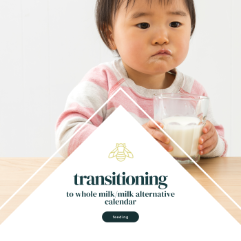 Transitioning to whole milk/milk alternative calendar