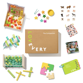 Lovevery Companion Play Kit - Toys For 1 Year Old - Baby Toy Subscription Box - Ages 22-24 Months - The Play Kits By Lovevery