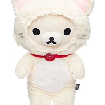 Korilakkuma San-X Original in A White Fluffy Cat Costume
