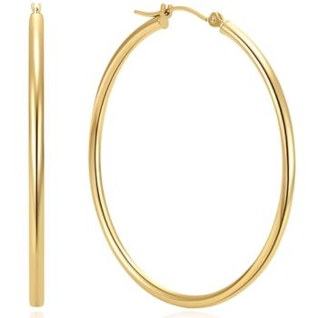 14K Gold Hoop Earrings for Women