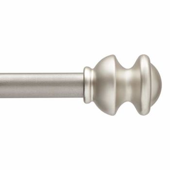 KN71716 Kendall Knob End Standard Decorative Window Curtain Rod