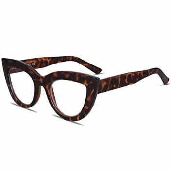 Blue Light Blocking Glasses Retro Vintage Cateye Eyeglasses for Women Plastic Frame Hipster Party SJ5025