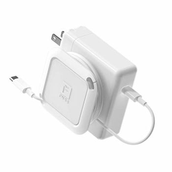 Reel The Side Kick Collapsible Charger Organizer and Travel Accessory,Usb-c