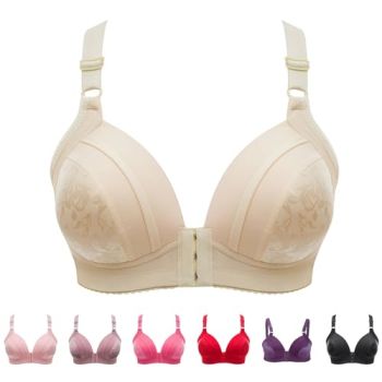 Orders Placed by Me Recently,My Orders Placed Recently by Me,Daisy Bras for Older Women Front Closure Snap Bra Comfort-Strap Bralette Support Bra Wireless Full Fit Everyday Bras,Beige,36