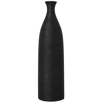 Modern Black Ceramic Vase