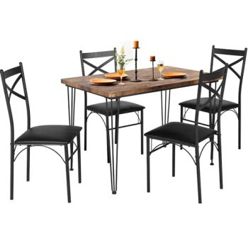 5-Piece Set for Home Kitchen Breakfast Nook