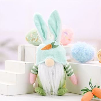 Easter Gnomes Decorations Spring Gnomes Plush Decoration Gnome Bunny Faceless Doll Easter Ornaments Spring Home Table Decor Gifts for Women Men