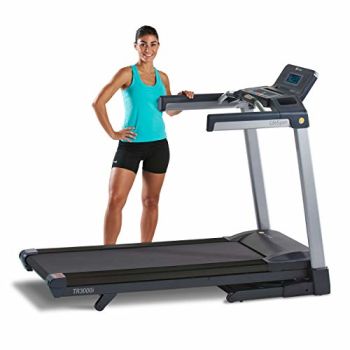 Lifespan Fitness Quiet EZfold Bluetooth Shock Absorbing Heart Sensor Treadmill