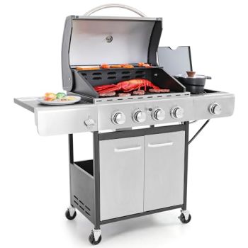 4-Burner Propane Gas BBQ Grill