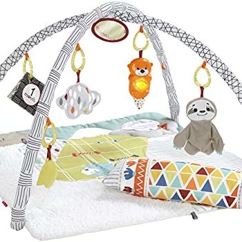 Baby Playmat Perfect Sense Deluxe Gym Extra Large With Lights Music And 6 Moveable Sensory Toys