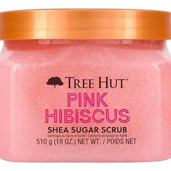 Pink Hibiscus Shea Sugar Exfoliating & Hydrating Body Scrub