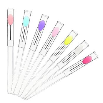 7 PCS Silicone Lip Brushes