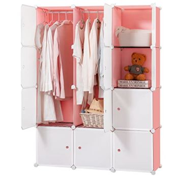 Portable Wardrobe Closet for Hanging Clothes
