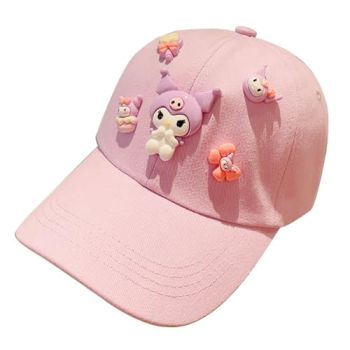 Anime Figurer Tucker Hat Girl Cute Baseball Cap Character Adjustable Cartoon Baseball Hat Snapback Cap for Women Men Hat Cotton Twill Hat(Style-3)