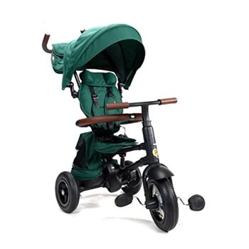 Premium Luxury Foldable Trike for Toddlers Featuring Leather touchpoints