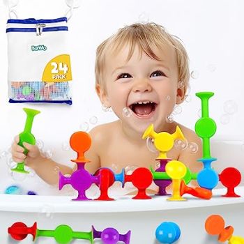 Suction Bath Toys 24pcs