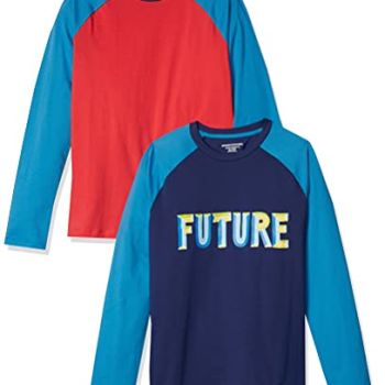 Boys' Long-Sleeve Raglan Baseball T-Shirts