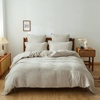 100% Linen Duvet Cover Set