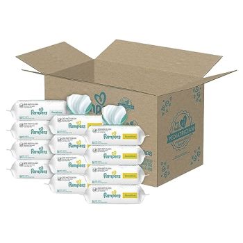 Sensitive Water Based Hypoallergenic and Unscented Baby Wipes Combo