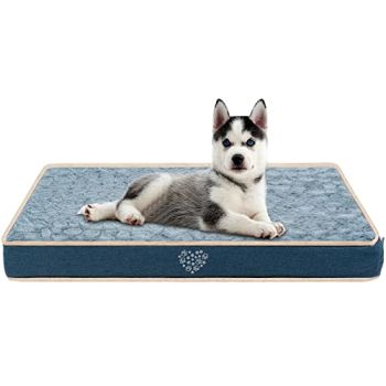 Waterproof Dog Crate Pad Bed Mat Reversible (Cool & Warm)