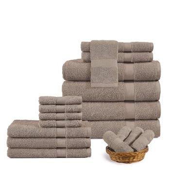 Cotton Luxury Bath Towels for Bathroom