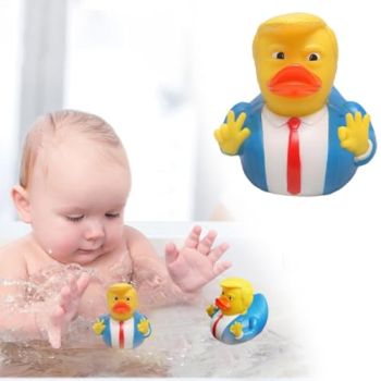 2024 New Birthdays Gift Toy for Bath Duck Toys Yellow Rubber Squeak Bath Duck Baby Bath Duckies Baby Shower Pool Toy for Toddlers Kids Boys Girls