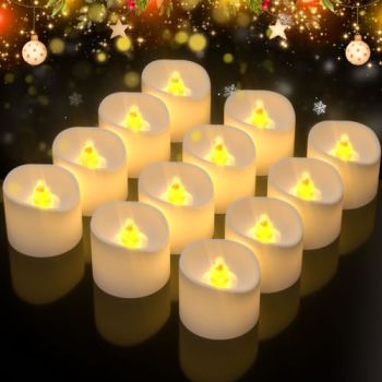 12 Pack Flameless Candles