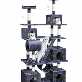 87" Large Tall Cat Tree Kitty Condo Kitten Tower Climber Furniture