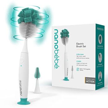 Nanobebe E-Brush Baby Bottle Cleaner