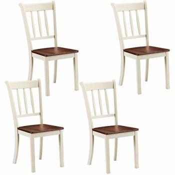 Wood Dining Chairs Set of 4