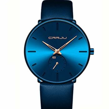 Mens Watches Ultra-Thin Minimalist Waterproof-Fashion Wrist Watch for Men Unisex Dress