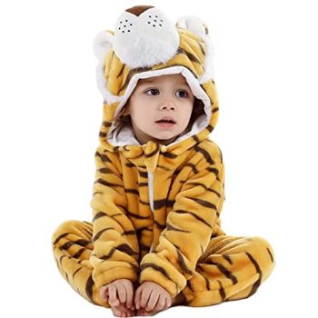 Halloween Baby Tiger Costumes Toddler Onesie Infants Cosplay Romper 18-24 Months