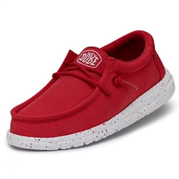 Women's Wendy Slub Canvas Red Size 7
