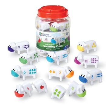 Snap-n-Learn Counting Cows Toy Set,Develops Color Recognition