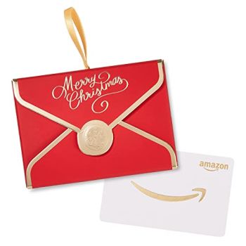 .com Gift Card in a Santa Letter Gift Box