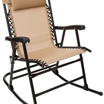 Outdoor Textilene Zero Gravity Folding Lounge Rocker