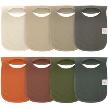 8-Pack Baby Bibs for Boys