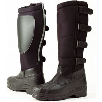 Women's Blizzard Fleece-Lined Canvas Equestrian Horse Riding Winter Boots